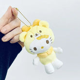Sanrio Hello Kitty 50th Anniversary Yellow Bear Plush Keychain